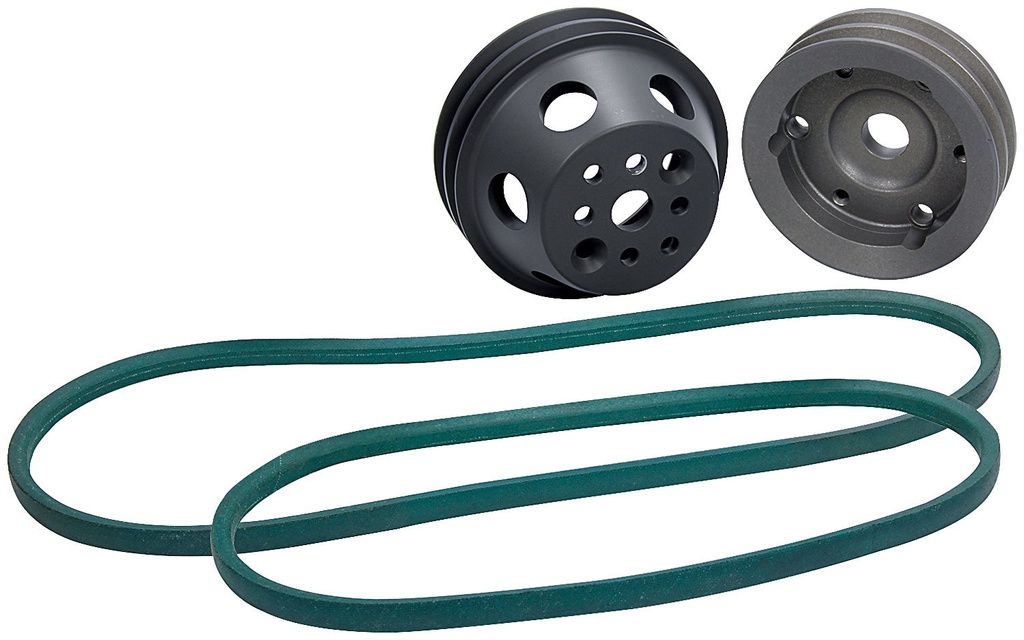 Allstar Performance - 1 to 1 Pulley Kit Head Mount PS Premium - 31092