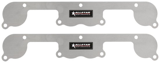 Allstar Performance - Exhaust Block Off Plates SBC Spread Port Aluminum - 34214