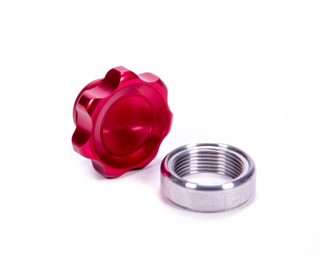Allstar Performance - Filler Cap Red with Weld-In Steel Bung Small - 36168