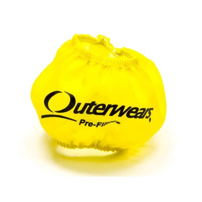 CLOSEOUT -Outerwears - Breather Pre Filter 3 in OD 2-1/2 in Tall Yellow Shielded Breathers OUT10-1018-04