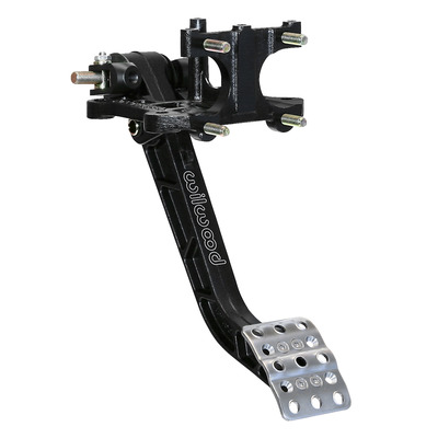 Pedal Assembly Brake 5.1 to 1 Ratio 10.370 in Long Reverse Swing Mount Aluminum Black Paint Each WIL340-13837