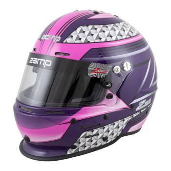 CLOSEOUT -Zamp RZ-62 Graphic Helmet - Pink/Purple - Medium ZMPH764C34M