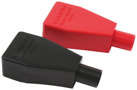Battery Terminal Covers Red/Black 1pr - 76150
