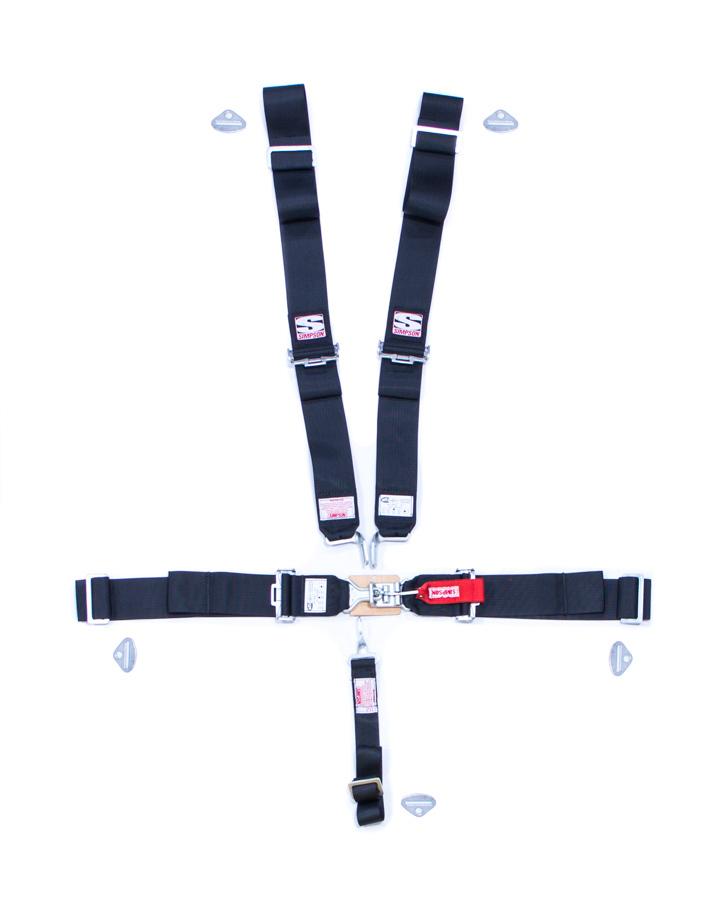 Simpson Race Products  - 5 pt Sport Harness Systm LL P D B I Ind 55in - 29043BK