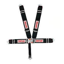 Simpson Race Products  - 5 PT Harness System FX P D B I Ind 62in - 29073BK