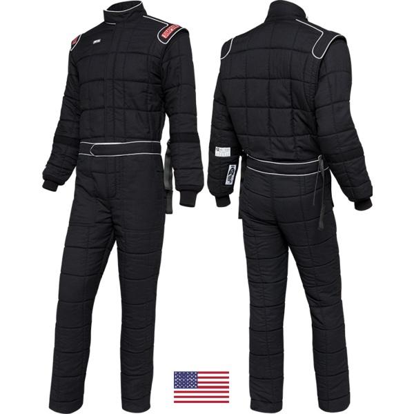 Simpson Race Products  - Suit Black Medium Drag SFI 20 - 4802231