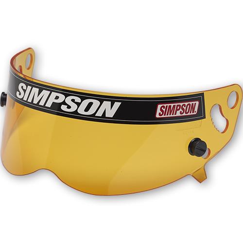 Simpson Race Products  - Shield Amber BlueBlocker Bandits Diamond Back - 89403A