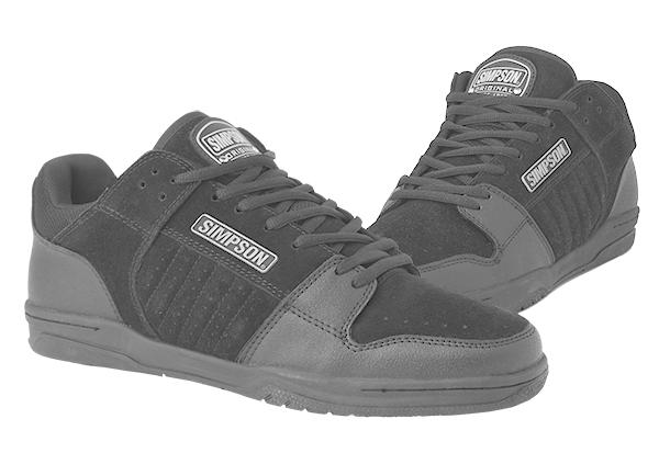 Simpson Race Products  - Shoe Black Top Size 11 Black - BT110BK
