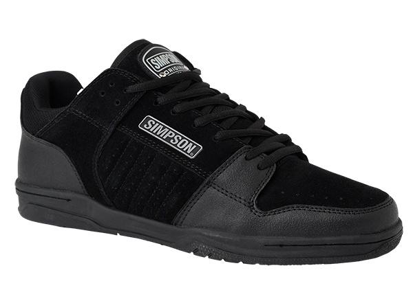 Simpson Race Products  - Shoe Black Top Size 12.5 Black - BT125BK