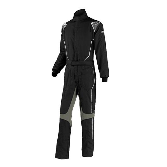 Simpson Race Products  - Helix Suit Youth X Large Black  Gray - HXY2421