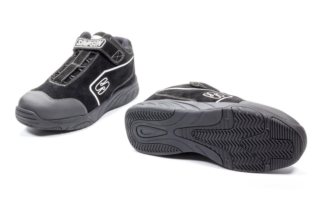 Simpson Race Products  - Pit Box Shoe Size 10 Black - PB100BK