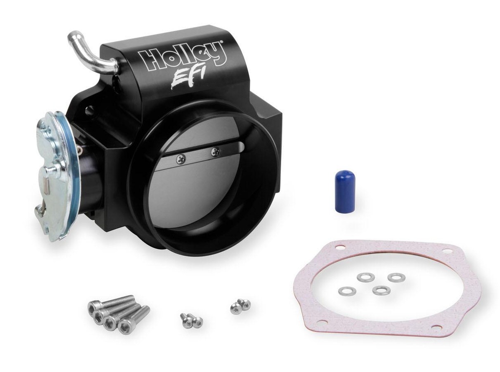 Holley - 90mm LS Throttle Body with Tapered Bore Black - 112-589