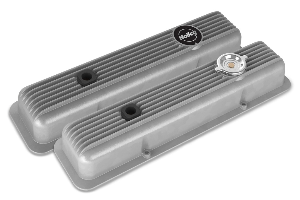 Holley - SBC Muscle Series Valve Covers   pair - 241-134