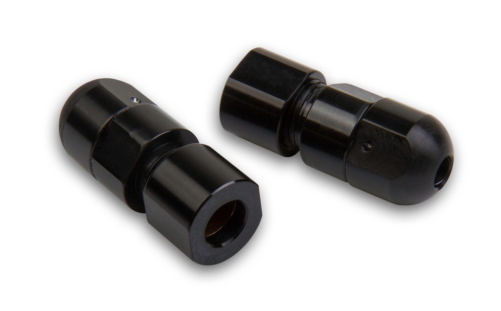 HolleyVent Tubes Rollover Valves Black Anodized - 26-342
