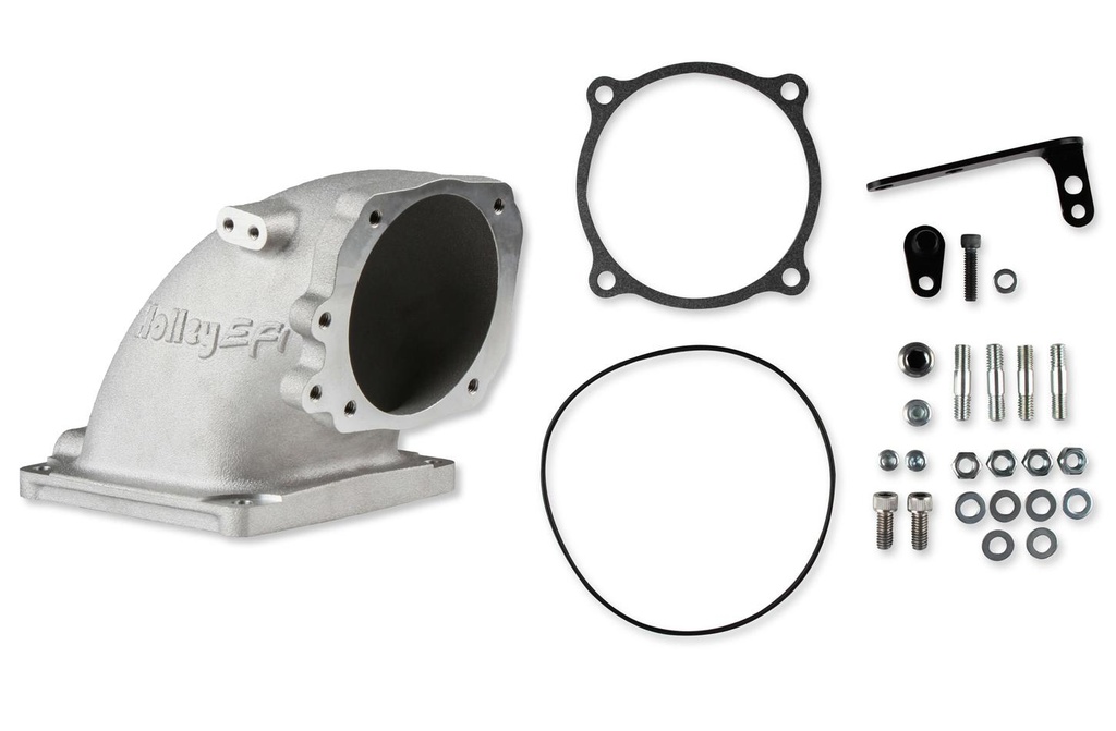 Holley - Intake Elbow Ford 5.0L with 4500 TB Flange - 300-249