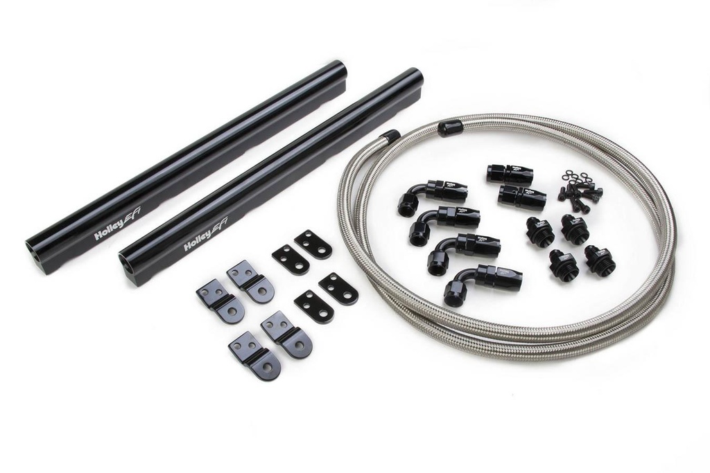 Holley - Billet Alm Fuel Rail Kit GM LS Factory Intakes - 534-210