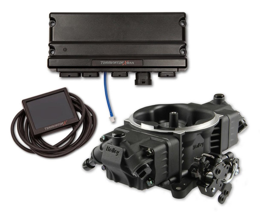 Holley - Terminator X MAX STEALTH 4150 EFI Kit with Trans Con - 550-1012