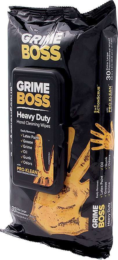 Cleaning Wipes 30pk Grime Boss - 12016