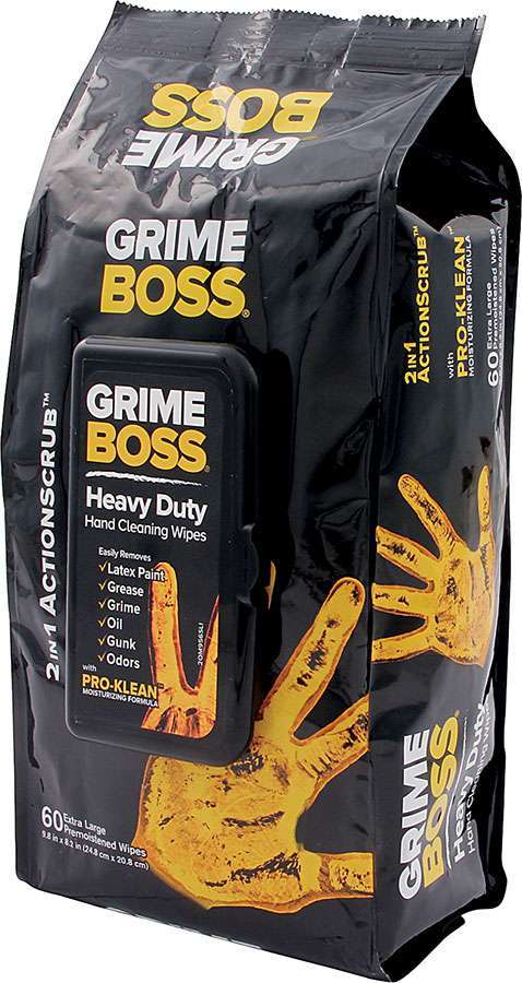 Cleaning Wipes 60pk Grime Boss - 12017
