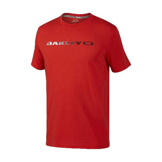 CLOSEOUT -Oakley O-Original Tee, Red Line Small - 455162-465-S