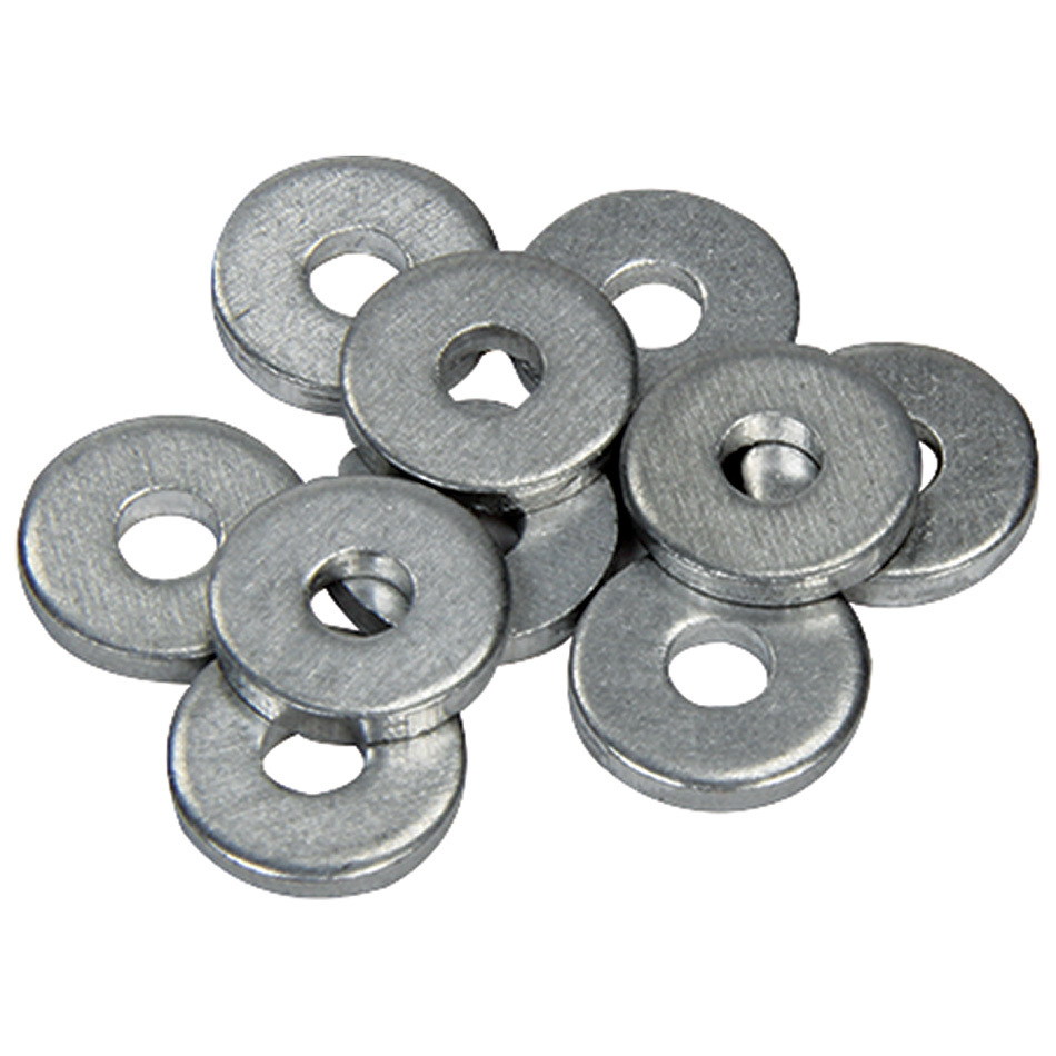 CLOSEOUT -1/8in Back Up Washers 500Pk Aluminum - 18200