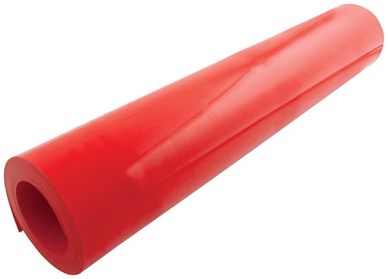 Red Plastic 10ft x 24in - 22410