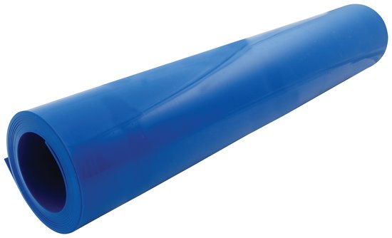 Chevron Blue Plastic 10ft x 24in - 22440