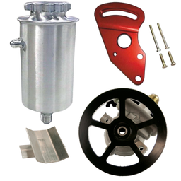 [PSPPSPA002-K] Aluminum Power Steering Pump With V Belt Pulley Kit