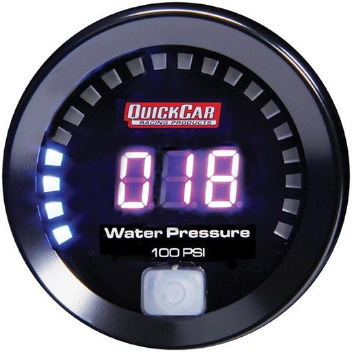 [QCR67-008] Quickcar  - Digital Water Pressure Gauge 0 100 - 67-008