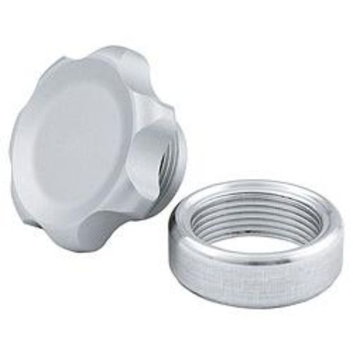 [ALL36160] Filler Cap Silver with Weld-In Alum Bung Small - 36160