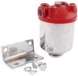 [ALL40250] Fuel Filter Chrome Canister - 40250
