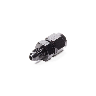 [FRG497208-BL] CLOSEOUT -Fitting Adapter Straight 8 AN Female Swivel to 6 AN Male Aluminum Black Each