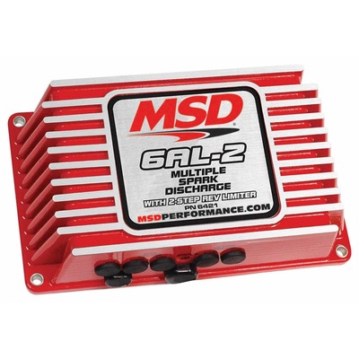 [MSD6421] Ignition Box Digital 6AL-2 Digital CD Ignition Multi-Spark 45000V 2-Step Rev Limiter MSD6421
