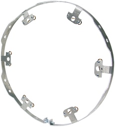 [ALL44249] Wheel Ring Flat Style Alum 6 Fastener Q-Turn - 44249