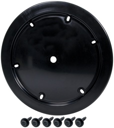 [ALL44250] Universal Wheel Cover Black 6 Hole Bolt-on - 44250