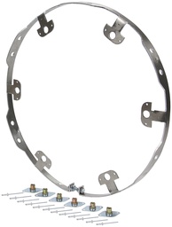 [ALL44253] Wheel Ring Flat Style Alum 6 Fastener Bolt-on - 44253