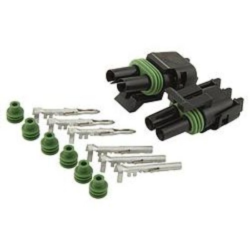 [ALL76266] Allstar Performance - 2-Wire Weather Pack Connector Kit - 76266
