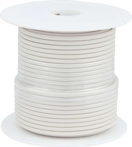[ALL76552] Allstar Performance - 14 AWG White Primary Wire 100ft - 76552