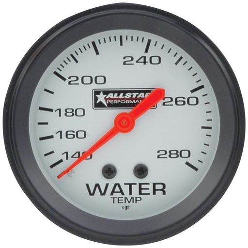 [ALL80096] Allstar Performance - ALL Water Temp Gauge 140-280F 2-5/8in - 80096