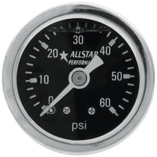 [ALL80204] Allstar Performance - 1.99in Gauge 0-60 PSI Liquid Filled - 80204