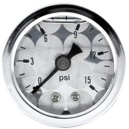 [ALL80220] 1.5in Gauge 0-15 PSI Turned Face Liq Filled - 80220