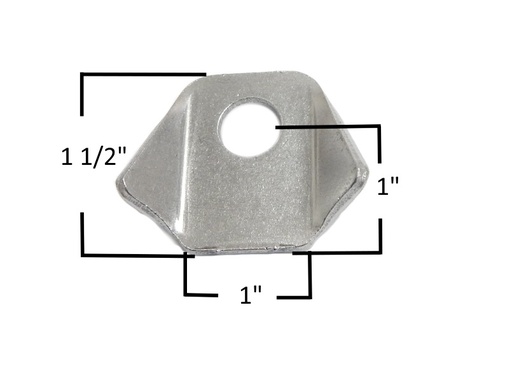 [AAMAA-028-D] Trick Tab, 1/8″ Steel, 1/4″ Hole