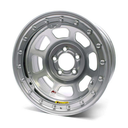 15X8 IMCA B/Lock Wheel D-Hole Silver 5x5