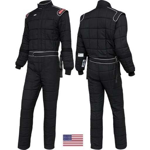 [SIM4802531] Simpson Race Products  - Suit Black XX Large Drag SFI 20 - 4802531
