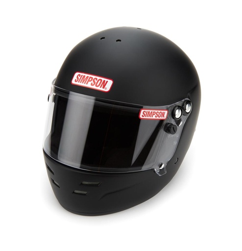 [SIM7100018] Simpson Race Products  - Helmet Viper Small Flat Black SA2020 - 7100018