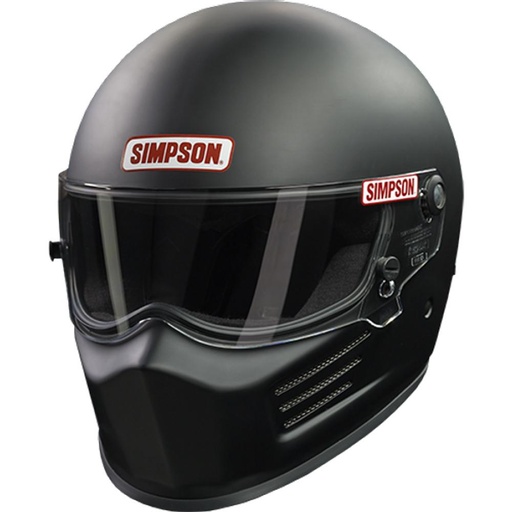 [SIM7210028] Simpson Race Products  - Helmet Super Bandit Medium Flat Black SA2020 - 7210028