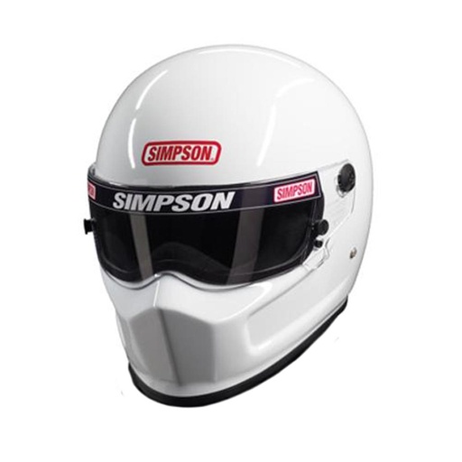 [SIM7210031] Simpson Race Products  - Helmet Super Bandit Large White SA2020 - 7210031