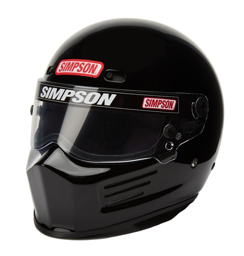 [SIM7210032] Simpson Race Products  - Helmet Super Bandit Large Black SA2020 - 7210032