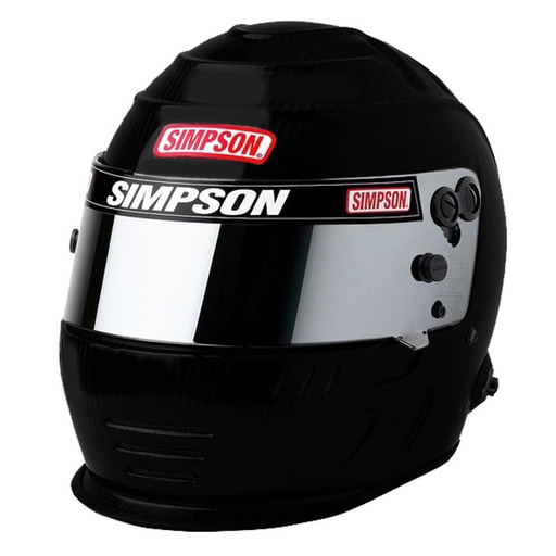 [SIM7707128] Simpson Race Products  - Helmet Speedway Shark 7 .500 Flat Black SA2020 - 7707128
