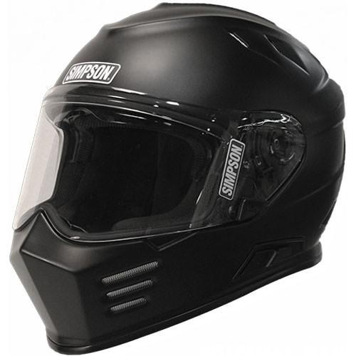 [SIMGBDM3] Simpson Race Products  - Helmet Flat Black DOT Ghost Bandit Medium - GBDM3